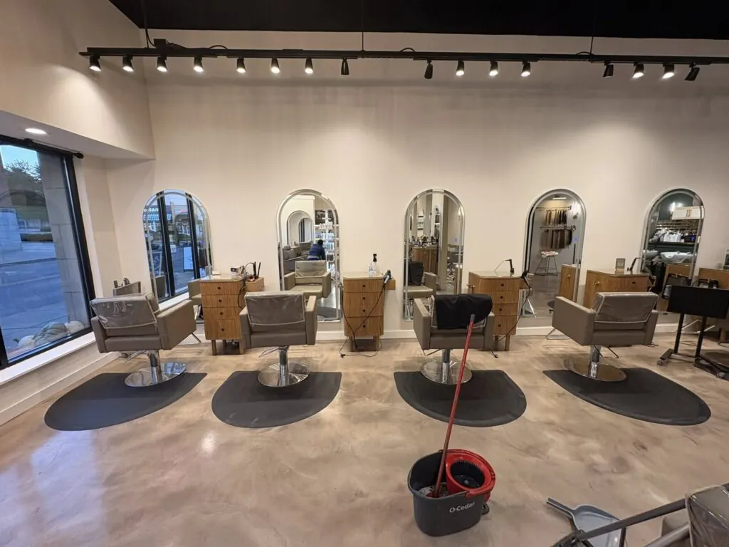 Clean and Dusted commercial cleaning team servicing a Kenwood, Cincinnati business