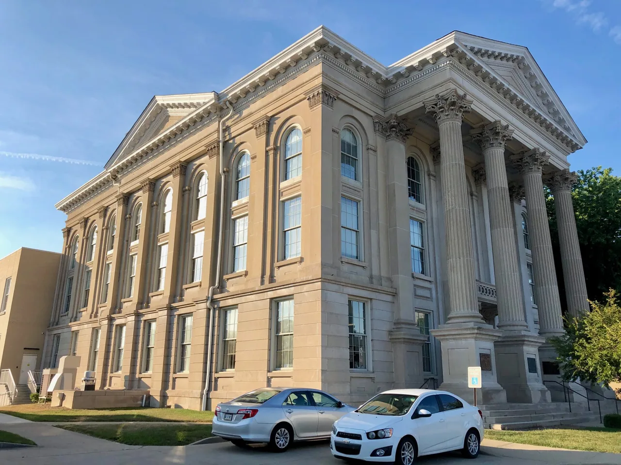 Dearborn County Courthouse in downtown Lawrenceburg, Indiana