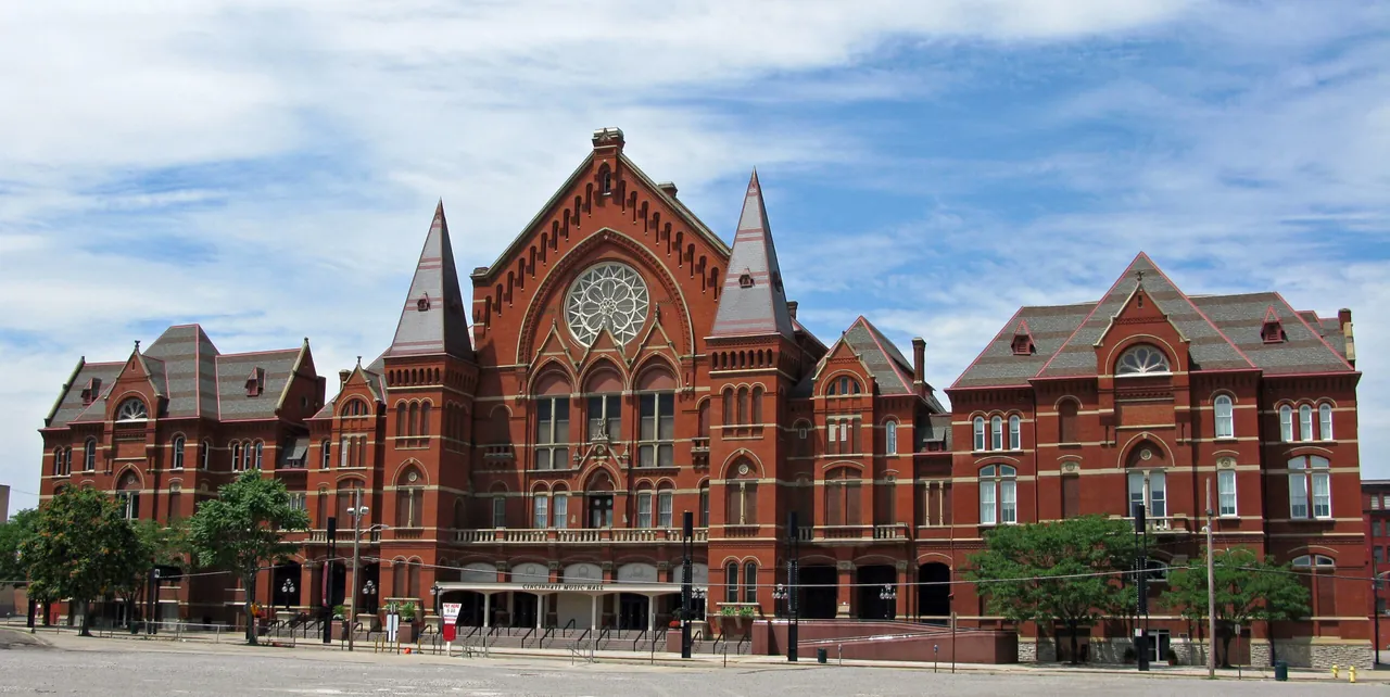Cincinnati Music Hall historic landmark in Over-the-Rhine