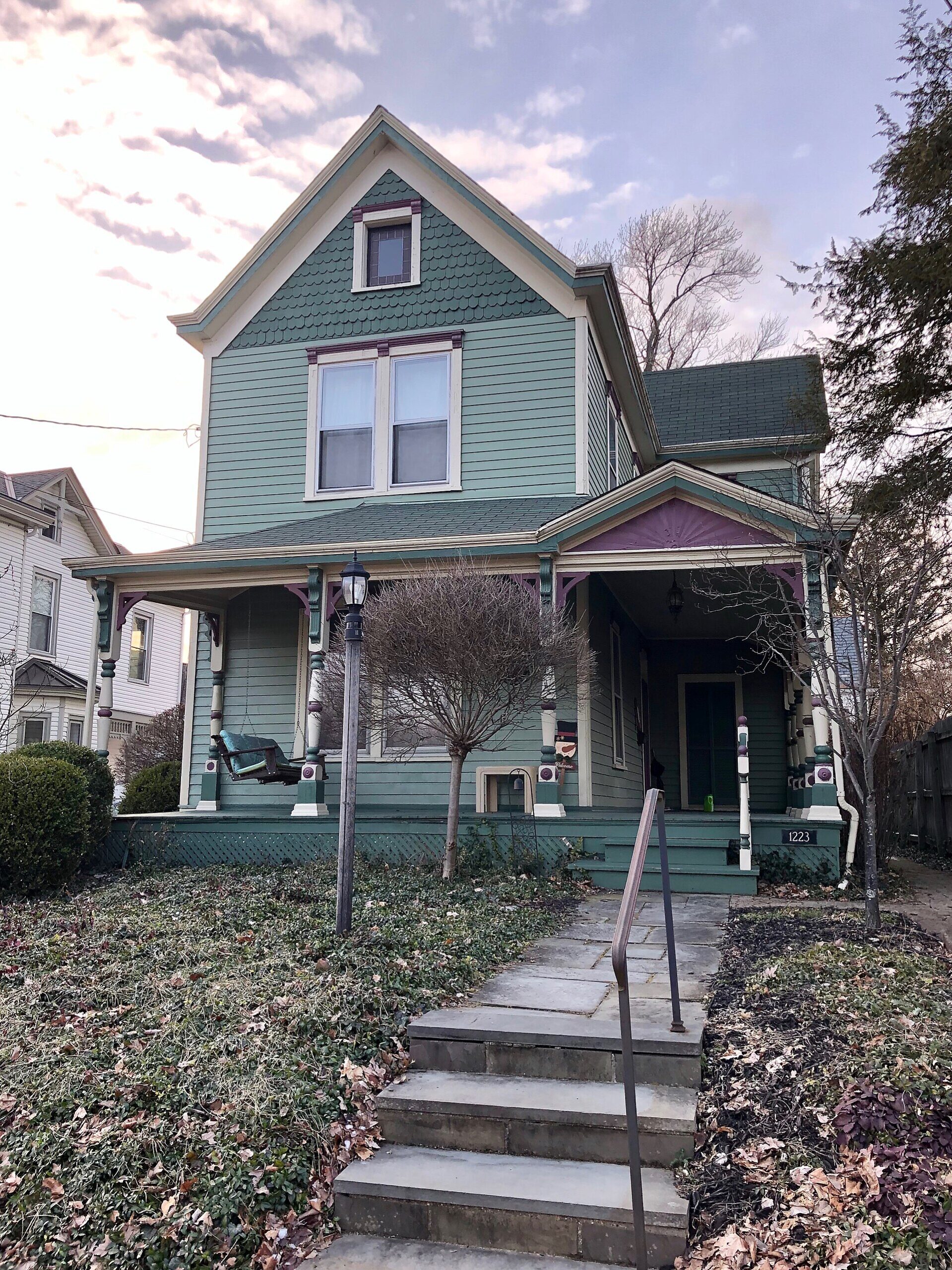 Pre-war homes on Corbett Street in Mt. Lookout, Cincinnati