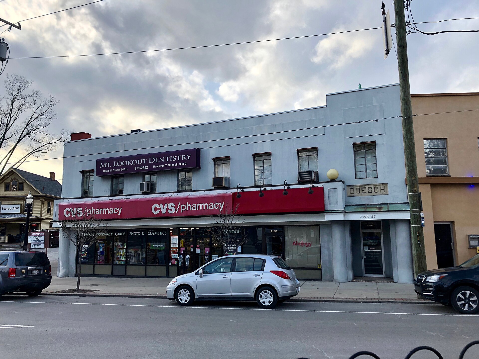 Mt. Lookout Square, the commercial centre of the neighborhood